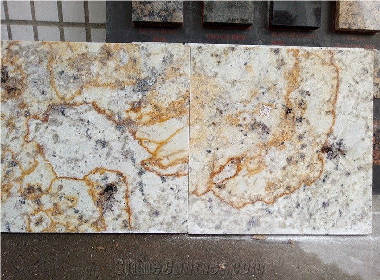 Imported Golden Persa Granite Slabs & Tiles, Brazil Beige Granite