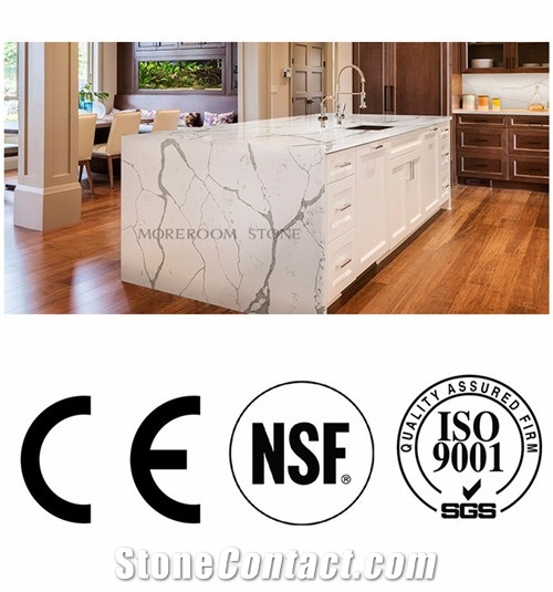 Calacatta White Atificial Stone Marble Countertop