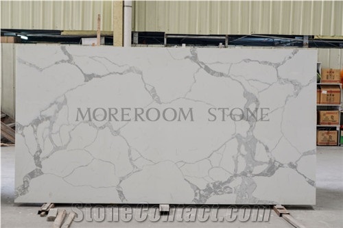 Calacatta White Atificial Stone Marble Countertop