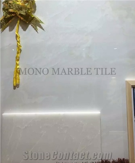 Hot Sales Foshan White Onyx Look Like Polished Porcelain Tile 800x800
