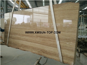 Coffee Travertine Walling/Browntravertine Walling/Brown Travertine Wall Cladding/Travertine Wall Covering/Building Stones/Building Exterior Walling/Travertine Panels