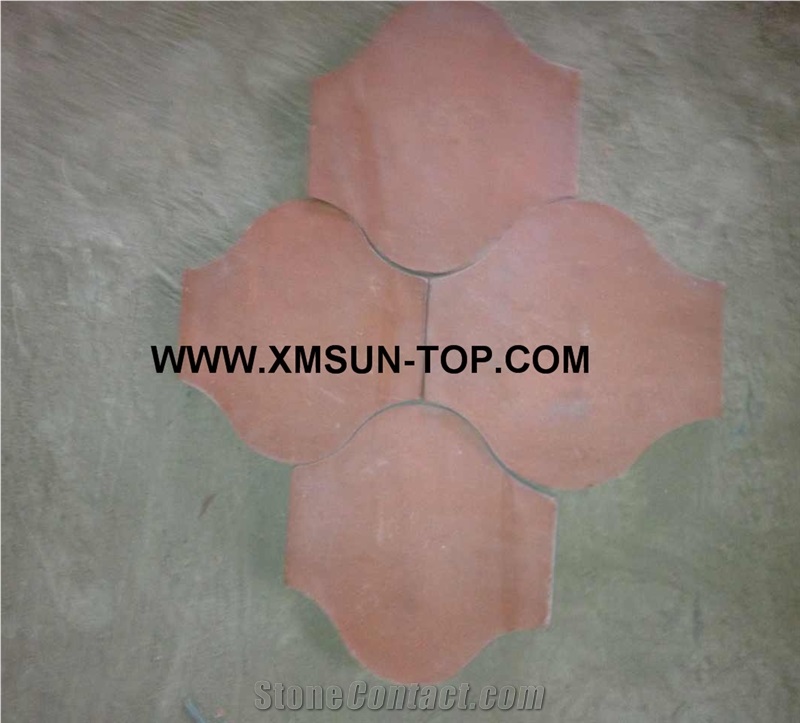 Handmade Terracotta Red Tiles/Ceramic Tile/Antique Tile/Lantern Shape Terracotta Pavers/Terracotta Flooring/Handcrafted Floor Tiles