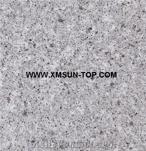 Light Grey Quartz Stone Slabs&Tiles&Customized/Pale Grey Engineered Stone/Grey Artificial Quartz/Manmade Stone/China Quartz Stone for Flooring&Wall Covering/Mystery Universe Engineered Quartz/Bl6131