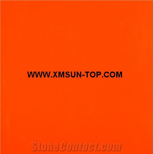 Orange Temptation Quartz Stone Slabs&Tiles/Orange Engineered Stone/Pure Orange Artificial Quartz/Manmade Stone/China Quartz Stone for Flooring&Wall Covering/Orange Engineered Quartz/Bl1105