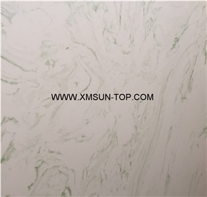 Thousand Islands Green Artificial Marble/Green Artificial Stone Slabs& Tiles/Manmade Stone Slab/Engineered Stone Slabs/Manufactured Stones/Interior Decoration/Artificial Stone Panels