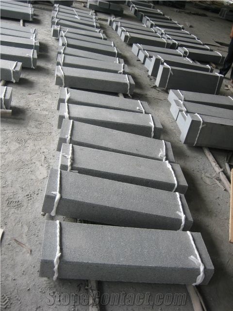 China Dark Grey G654 Kerbstone,G654 China Sesame Black Impala Black Kerbs/ Kerbstone /Curbs for Road Side Stone Exteroir Stone