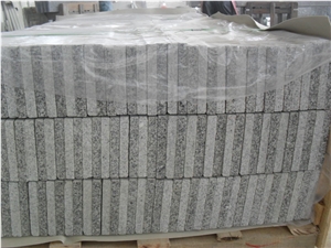 China Grey Granite G603 Steps&Risers&Stairs&Staircase&Stair Threshold, G603 Grey Granite Stair Threshold,Bianco White Granite,Stone Riser,Grey Stone Staircase,G603 Stair Treads