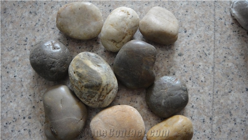 China Nature Stone Pebble,Colorful Pebble Stone,Multicolored Pebble Stone,White Pebble,Red Pebble
