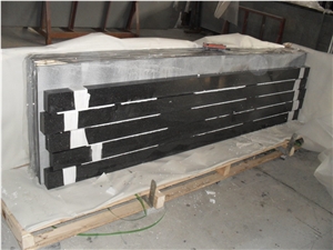 India Black Granite Black Galaxy Countertop, Black Galaxy Granite Kitchen Top,Bar Top, Island Tops, Sawn Cut Tiles Slabs Exterior - Interior Wall & Floor,Stairs Etc Project