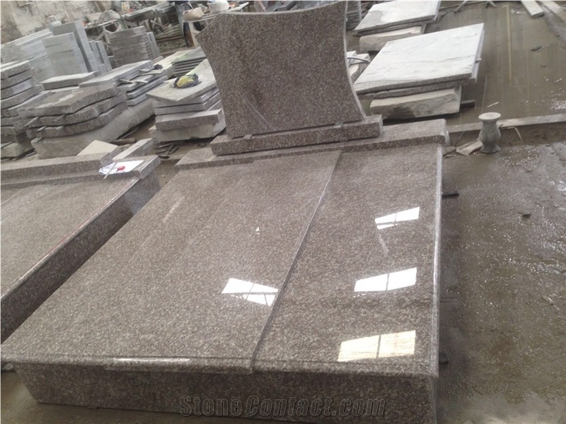 Luoyuan Red Granite/G664 Granite Tombstone/China Pink Granite Tombstone& Monument,Memorials,Gravestone & Headstone Poland Style China Luna Pearl Luoyuan Red,G664 Granite Cross Tombstone ,G664 Monument