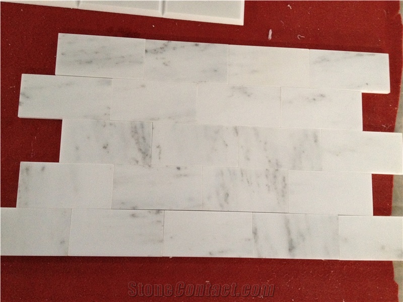 White Marble Mosaic,China White Jade Marble Mosaic,Han White Marble Mosaic,Chinese White Marble Mosaic,China Arabescato Marble Mosaic