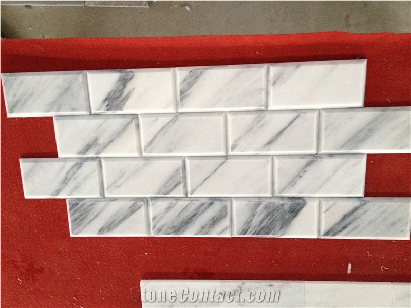 White Marble Mosaic,China White Jade Marble Mosaic,Han White Marble Mosaic,Chinese White Marble Mosaic,China Arabescato Marble Mosaic