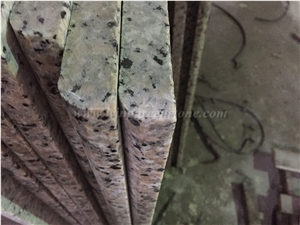 China Flower Light Granite Steps, Rosa Pink Steps, Xiamen Winggreen Stone