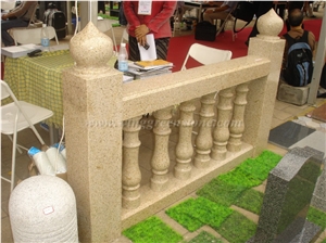Chinese Granite Staicase Rails, Chinese Granite Baluster, Natural Stone Baluster, Granite Baluster, Stone Staircase Rails, Natural Stone Balustrades, Xiamen Winggreen Stone