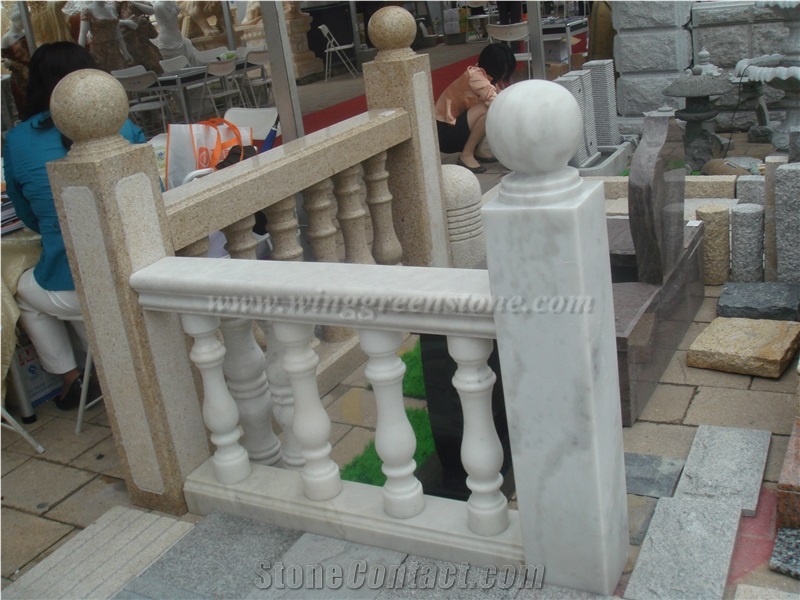 Chinese Granite Staicase Rails, Chinese Granite Baluster, Natural Stone Baluster, Granite Baluster, Stone Staircase Rails, Natural Stone Balustrades, Xiamen Winggreen Stone