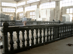 Chinese Granite Staicase Rails, Chinese Granite Baluster, Natural Stone Baluster, Granite Baluster, Stone Staircase Rails, Natural Stone Balustrades, Xiamen Winggreen Stone