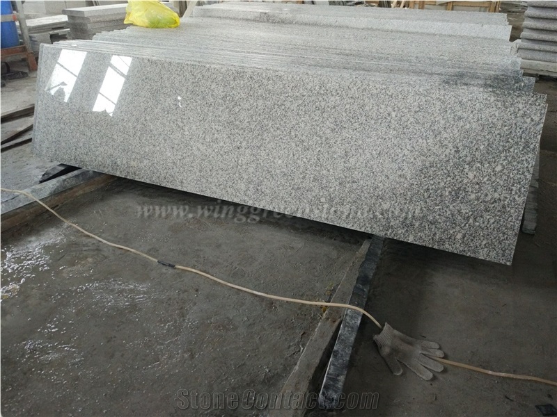 Chinese Light Grey Kitchen Top, Chinese Sesame White Countertop, G603 Kitchen Top, G603 Granite Countertop, Light Grey Granite Countertop, China Granite Kitchen Top, Xiamen Winggreen Stone