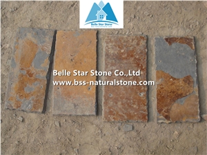 China Multicolour Roofing Slate,Rusty Split Face Slate Roof Tiles,Sunset Slate Roofing,Autumn Rose Roof Slates,Copper Rust Slate Roofing Materials,Multicolor Slate Roof Shingles
