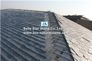 Chinese Roofing Slate,Gray Slate Roof Tiles,Grey Split Face Slate Roof,Natural Roof Slates