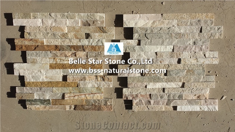 Oyster Split Face Culture Stone,Desert Gold Quartzite Thin Stone Veneer,White Gold Quartzite Ledgestone,Silver Sunset Quartzite Z Stone Wall Panels,White Gold Quartzite Stacked Stone,Real Stone Clad
