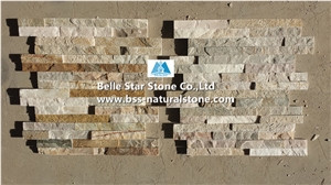 Oyster Split Face Culture Stone,Desert Gold Quartzite Thin Stone Veneer,White Gold Quartzite Ledgestone,Silver Sunset Quartzite Z Stone Wall Panels,White Gold Quartzite Stacked Stone,Real Stone Clad