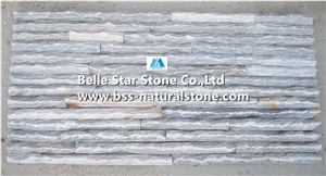 Oyster Split Face Peak Shape Slate Culture Stone,White Gold Quartzite Stacked Stone,Desert Gold Quartzite Ledgestone,Silver Sunset Quartzite Culture Stone,Honey Golden Quartzite Stone Cladding