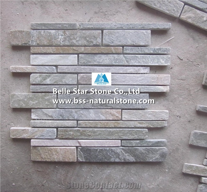 Oyster Split Face Slate Mosaic,White Gold Quartzite Wall Mosaic,Silver Sunset Quartzite Floor Mosaic,Desert Gold Quartzite Mosaic Pattern,Natural Oyster Stone Mosaic,Mosaic Wall Tiles,Stone Mosaic