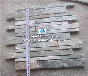 Oyster Split Face Slate Mosaic,White Gold Quartzite Wall Mosaic,Silver Sunset Quartzite Floor Mosaic,Desert Gold Quartzite Mosaic Pattern,Natural Oyster Stone Mosaic,Mosaic Wall Tiles,Stone Mosaic