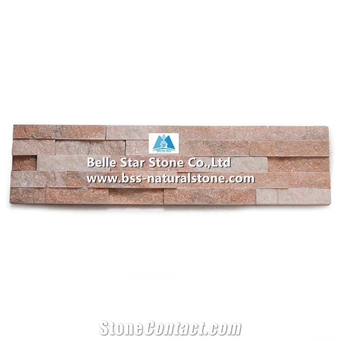 Pink Jade Culture Stone,Pink Crystal Quartzite Ledgestone,Pink Quartzite Stacked Stone,Peach Quartzite Stone Wall Panel,Natural Z Clad Stone Cladding,Real Stone Veneer,Pink Ledger Panels,Indoor Wall