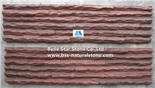 Purple Sandstone Peak Shape Ledgestone,Purple Sandstone Culture Stone,Purple Sandstone Stacked Stone,Natural Sandstone Stone Cladding,Natural Stone Wall Panels,Purple Stone Veneer,Sandstone Landscape