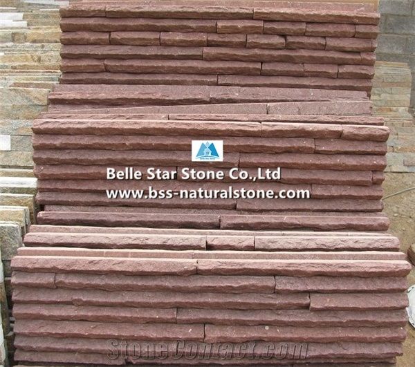 Purple Sandstone Peak Shape Ledgestone,Purple Sandstone Culture Stone,Purple Sandstone Stacked Stone,Natural Sandstone Stone Cladding,Natural Stone Wall Panels,Purple Stone Veneer,Sandstone Landscape