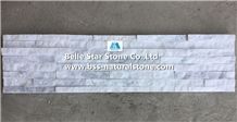 White Quartzite Mini Stacked Stone,Quartzite Waterfall Shape Ledgestone,Snow White Quartzite Slim Culture Stone,White Stone Wall Panels,Quartzite Stone Cladding,White Quartzite Waterfall Stone Veneer