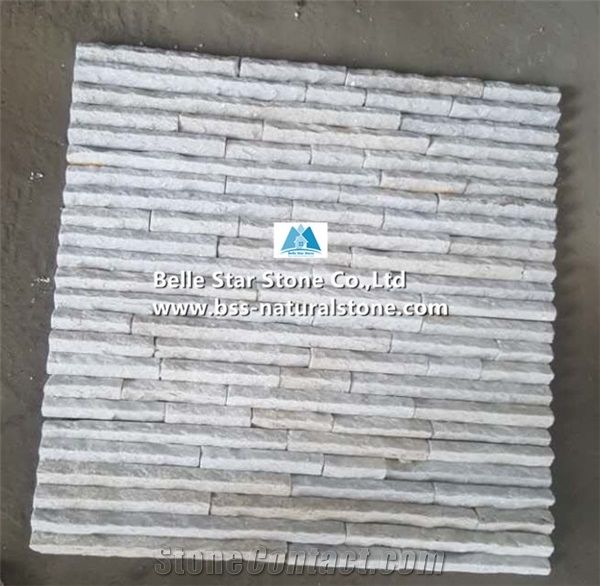 White Quartzite Peak Shape Culture Stone,Snow White Quartzite Stone Cladding,Super White Quartzite Stacked Stone,Quartzite Stone Wall Panels,Quartzite Ledgestone,Quartzite Stone Veneer,Landscape Wall