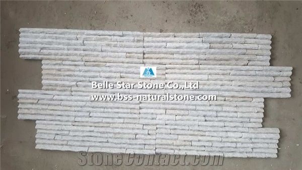 White Quartzite Peak Shape Culture Stone,Snow White Quartzite Stone Cladding,Super White Quartzite Stacked Stone,Quartzite Stone Wall Panels,Quartzite Ledgestone,Quartzite Stone Veneer,Landscape Wall
