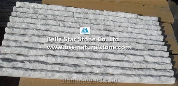 White Quartzite Peak Shape Culture Stone,Snow White Quartzite Stone Cladding,Super White Quartzite Stacked Stone,Quartzite Stone Wall Panels,Quartzite Ledgestone,Quartzite Stone Veneer,Landscape Wall