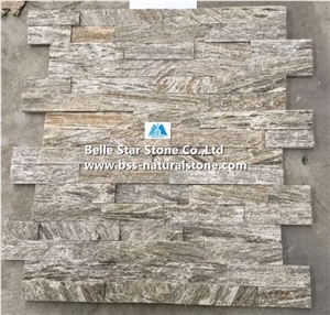 White Wooden Granite Stacked Stone,Granite Culture Stone,Wooden Granite Ledgestone,Natural Stone Wall Panels,Real Stone Veneer,Z Stone Cladding,Granite Ledger Panels,Indoor/Outdoor Wall Cladding