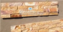 Yellow Wooden Sandstone Ledgestone,Yellow Sandstone Stacked Stone,Yellow Stone Veneer,Sandstone Wall Panels,Sandstone Culture Stone,Yellow Sandstone Stone Cladding,Natural Wall Cladding,Ledger Panels