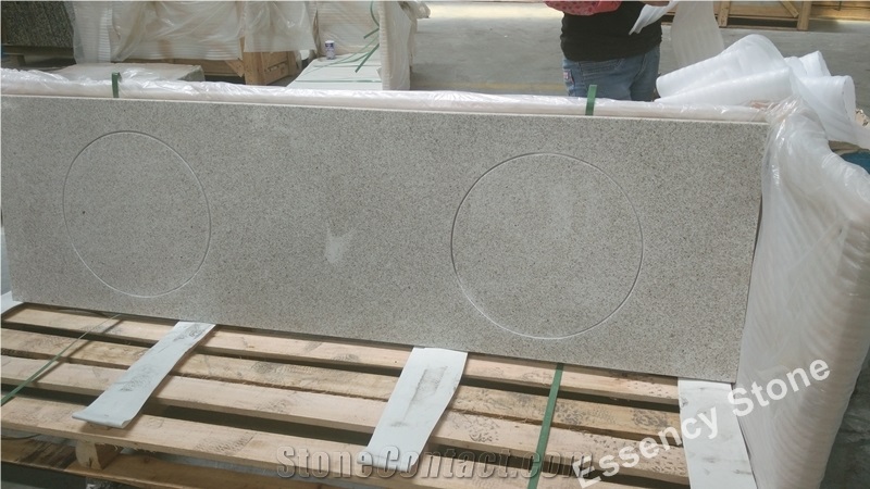 Pearl White Granite Bath Tops, White Pearl Granite Vanity Tops, Pearl White Stone