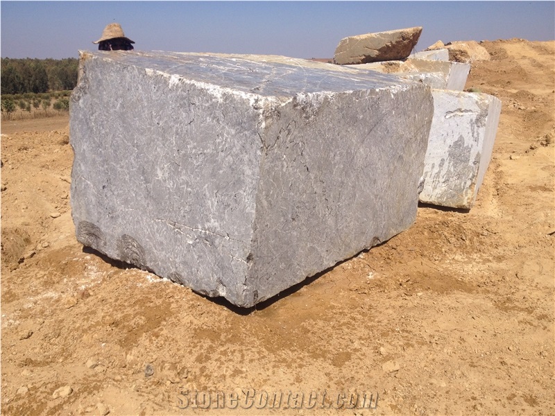 Grey Lido Light Marble Block