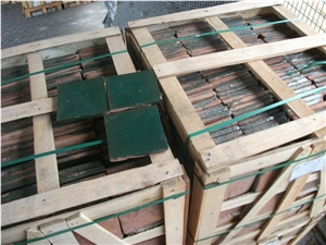 Glazed Green Terracotta Tiles