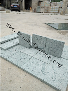 Peacock Green Stone Tiles for Pool Coping