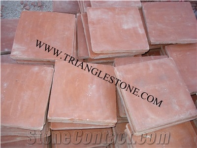 Red Flooring Tiles ,Handmade Terracotta Paving Tiles