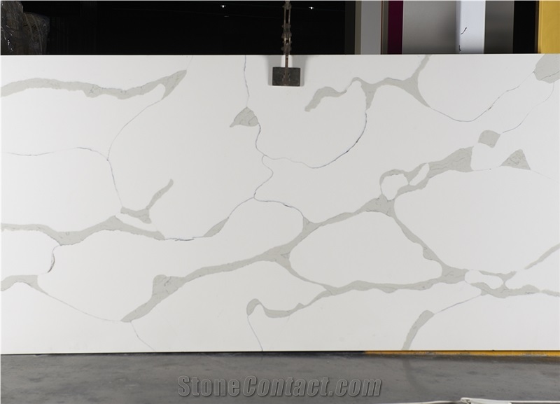 Hot Sale Quartz Stone Slabs,Calacatta White Quartz Stone Artificial Stone Slabs,Calacatta Quartz Stone,Calacatta Bianco Quartz Tiles/Slabs for Vanity Tops,Table/Bench Tops,Engineered Stone