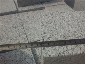 Huian G603,Bush Hammered Surface,Padang Crystal Granite,Padang Crystal White,G603 Granite,Bianco Crystal Cobble Stone,Paving Sets,Walkway Pavers,Cube Stone,Floor Covering,Garden Stepping Pavements