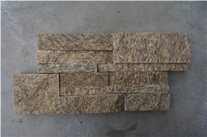 Rustic Yellow Quartzite Stone Veneer Ledge Stone