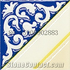 Handcrafted Background Bathroom Kitchen Tile Glazed Tile Wall Tile Floor Tile Multicolor Many Style 10*10
