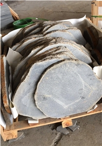 Grey Bluestone Stepper, Cheap Bluestone Random Crazy Paving Grey Bluestone Stepper, Cheap Bluestone Random Crazy Paving