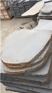 Grey Bluestone Stepper, Cheap Bluestone Random Crazy Paving