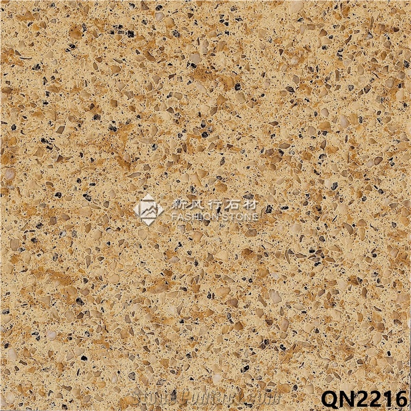 Multicolor Quartz Stone/Manmade Stone for Kitchen Counter Tops/ Kitchen Island Tops/Bath Vanity Tops,Foshan,China.