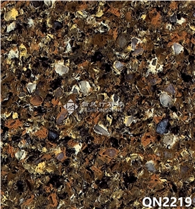 Multicolor Quartz Stone/Manmade Stone for Kitchen Counter Tops/ Kitchen Island Tops/Bath Vanity Tops,Foshan,China.